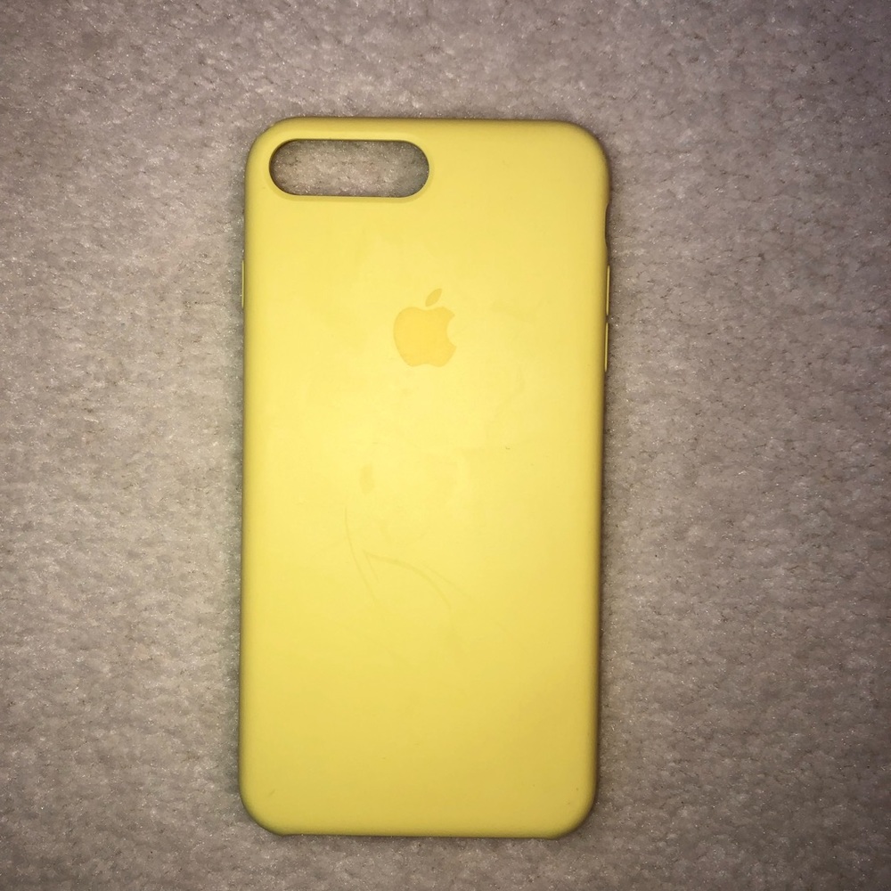 Yellow 7/8 plus Apple case